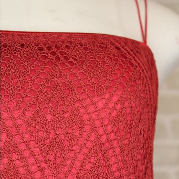 Red crochet dress - Picture 5 of 7